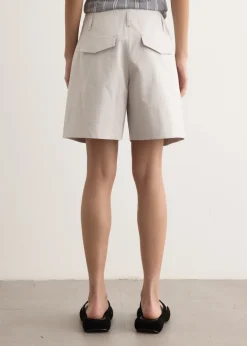 Tuck Point Turn-Up Shorts