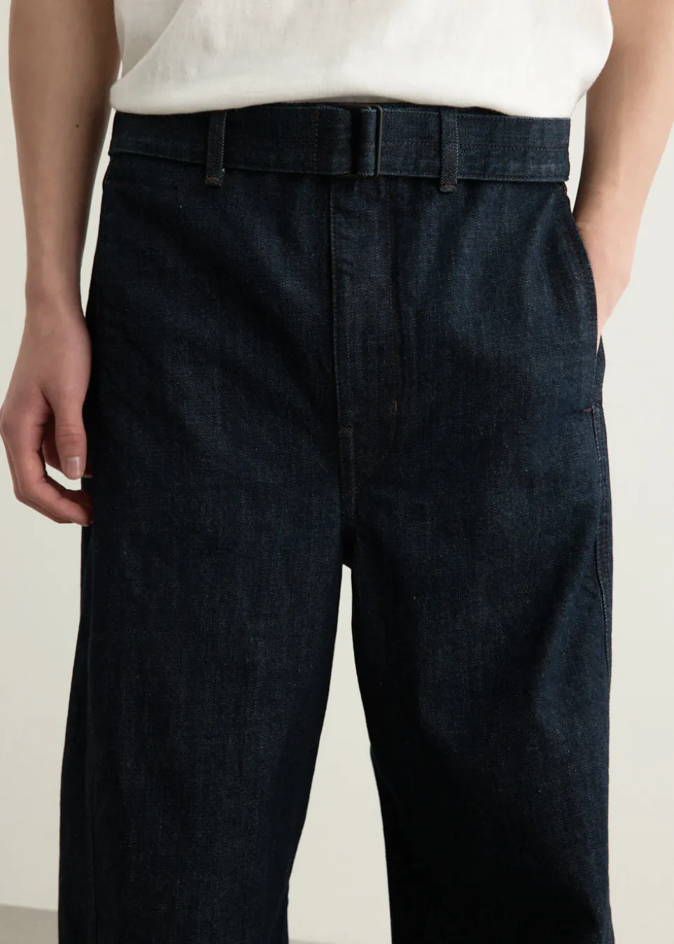 Twisted Belted Pants