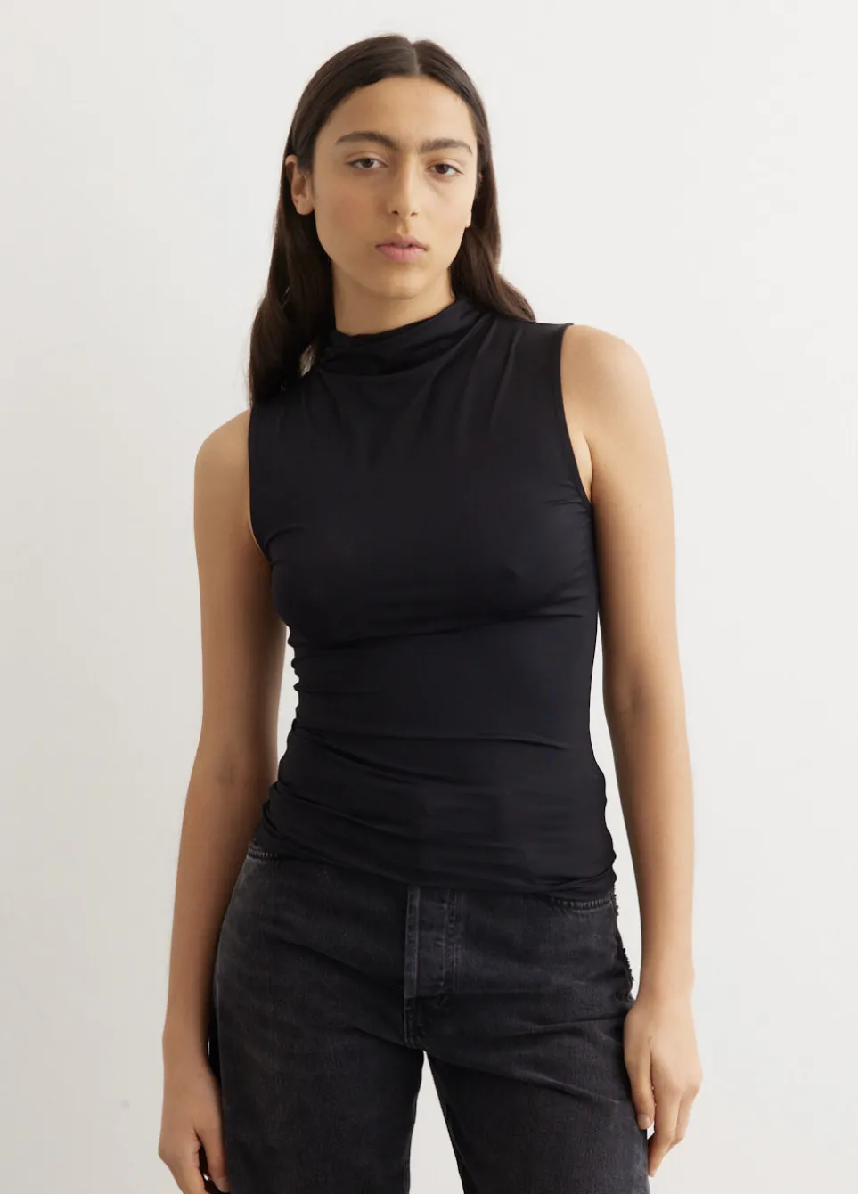 Tyne High Neck Tank Top