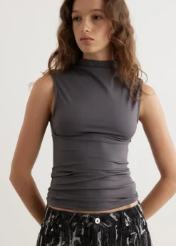 Tyne High Neck Tank Top