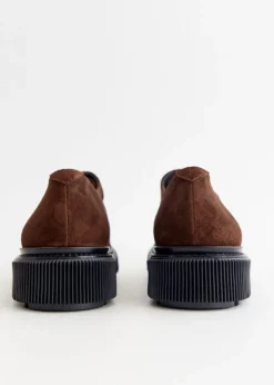 Type 124 Suede Derbies