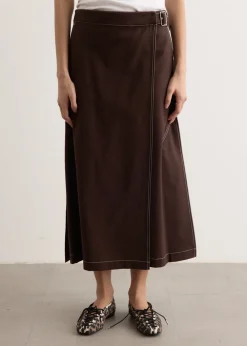 Umbra Wrap Midi Skirt