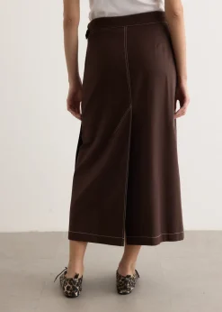 Umbra Wrap Midi Skirt