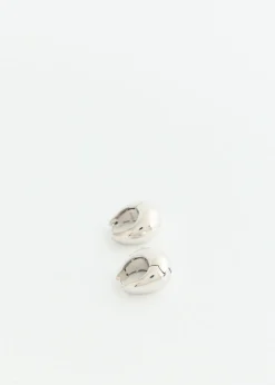 Volume Waterdrop One-touch Earrings Medium