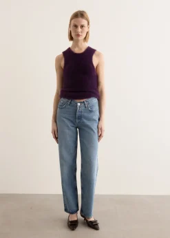 V-Waist Baggy Jeans