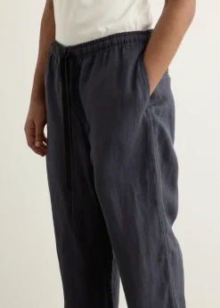 Wide Leg Linen Trousers