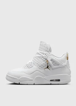 Women's Air Jordan 4 Net 'Triple White' Sneakers