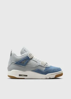 Women's Air Jordan 4 Retro 'Worn Blue' Sneakers