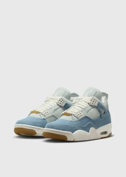 Women's Air Jordan 4 Retro 'Worn Blue' Sneakers