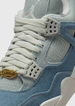 Women's Air Jordan 4 Retro 'Worn Blue' Sneakers