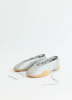 Women's Taekwondo Mei 'Silver Metallic' Ballet Sneakers