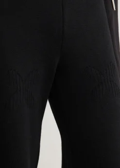 Wool Petal Pattern Pants