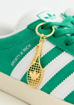 x Sporty & Rich Blanc 'Court Green' Sneakers