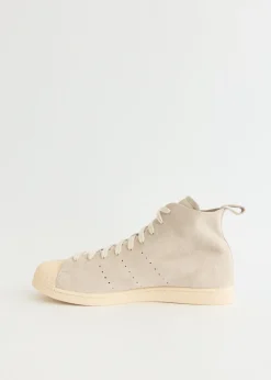 x Wales Bonner Superstar Hi 'Mist Stone' Sneakers