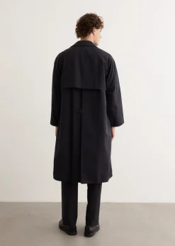 Zip Button Cotton Coat