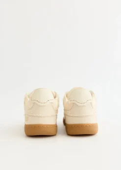 08 Canvas Raw Edge Sneakers