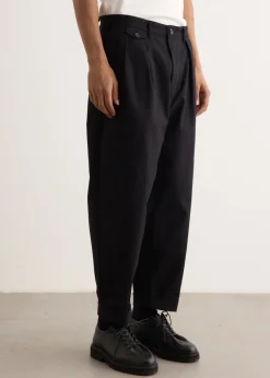 2 Pleats Twill Pants