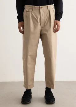 2 Pleats Twill Pants