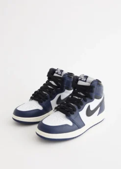 Air Jordan 1 Retro High OG 'Midnight Navy' Sneakers (GS)