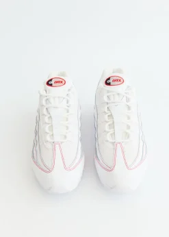 Air Max 95 OG 'White University Red' Sneakers