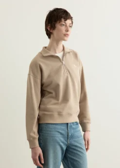 Baby Fox Half Zip Sweatshirt