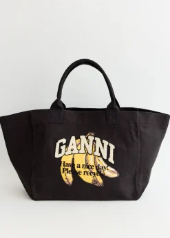 Banana Print Shopper XXL Tote