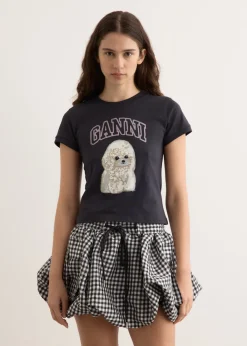 Basic Cotton Jersey Poodle Baby Fit T-Shirt