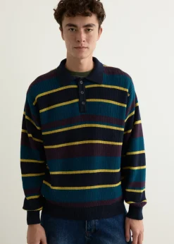 Beauchamp Multi Stripe Polo Sweater