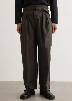 Belted Pleated Pants