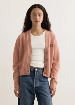 Bold Fox Head Patch Comfort Cardigan