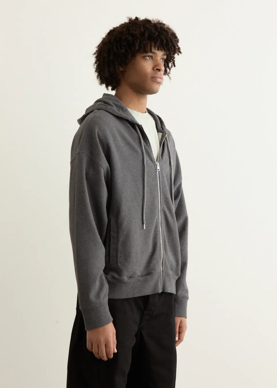Bold Fox Head Patch Full Zip Oversized Hoodie