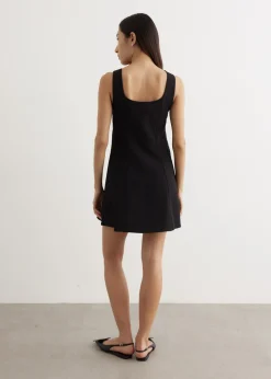 Bonded Crepe Mini Dress