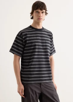 Border Stripe Relaxed Short Sleeve T-Shirt