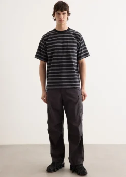 Border Stripe Relaxed Short Sleeve T-Shirt