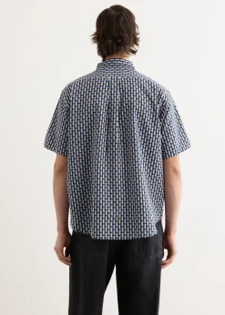 Bruce Broken Stripe Short Sleeve Shirt