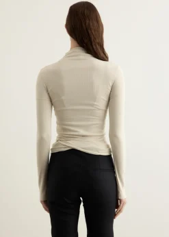 Button Up Wrap T-Shirt