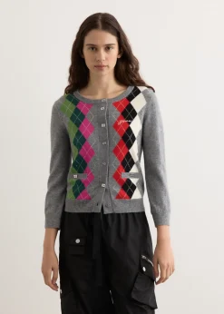 Cashmere Wool Mix Cardigan