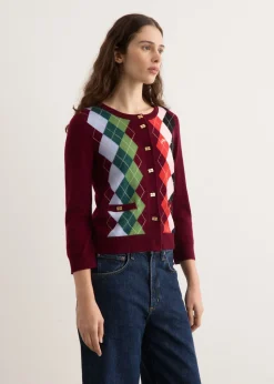 Cashmere Wool Mix Cardigan