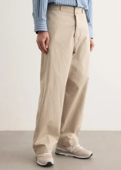 Chino Cloth Wide Pants