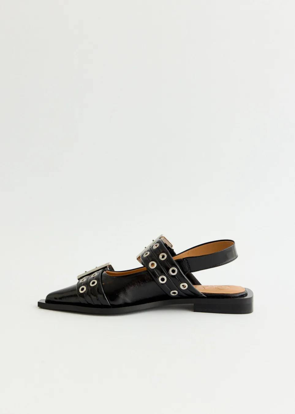 Chunky Buckle Ballerinas