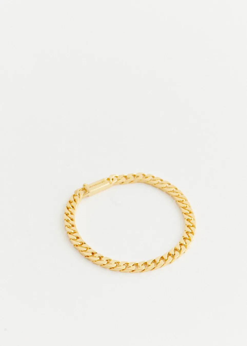 Classic Curb Chain Bracelet Gold