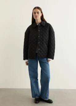 Collared Quilted Jacket
