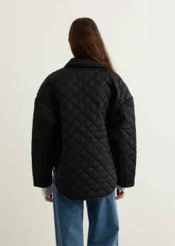 Collared Quilted Jacket