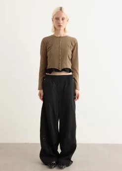 Contrast Banding Pants