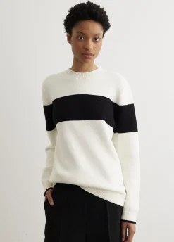 Contrast Stripe Knit