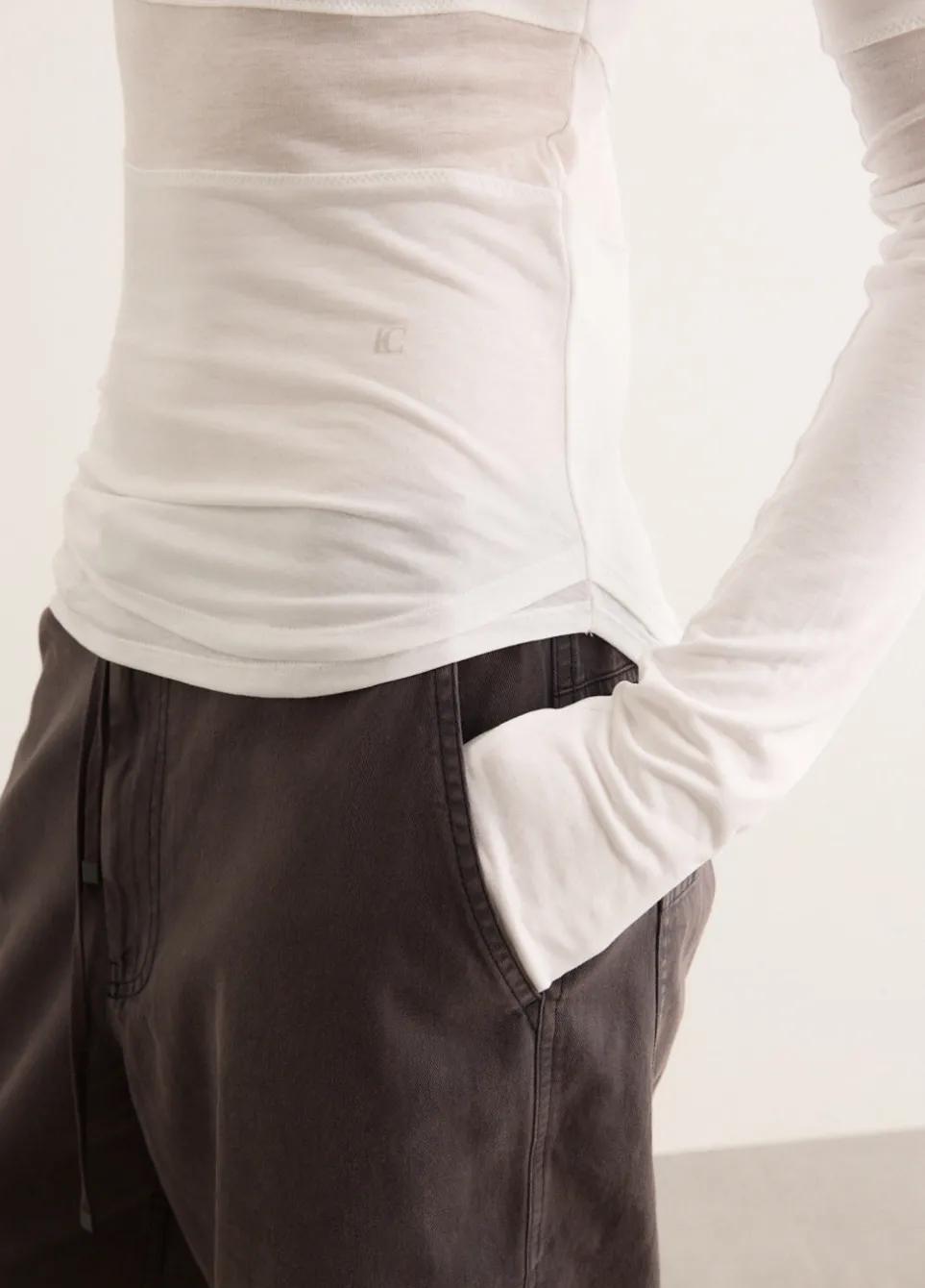 Corset Point Sleeve Top