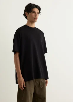Cotton Mesh Short-Sleeve T-Shirt