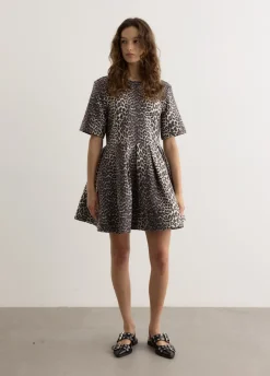 Cotton Tweed Mini Dress