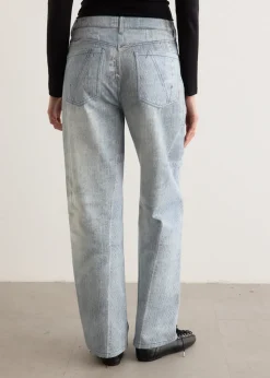 Crash Baggy Printed Jeans