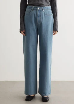 Crash Baggy Stripe Jeans